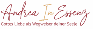 Schriftzug Logo Andrea InEssenz - Gottes Liebe als Wegweiser deiner Seele